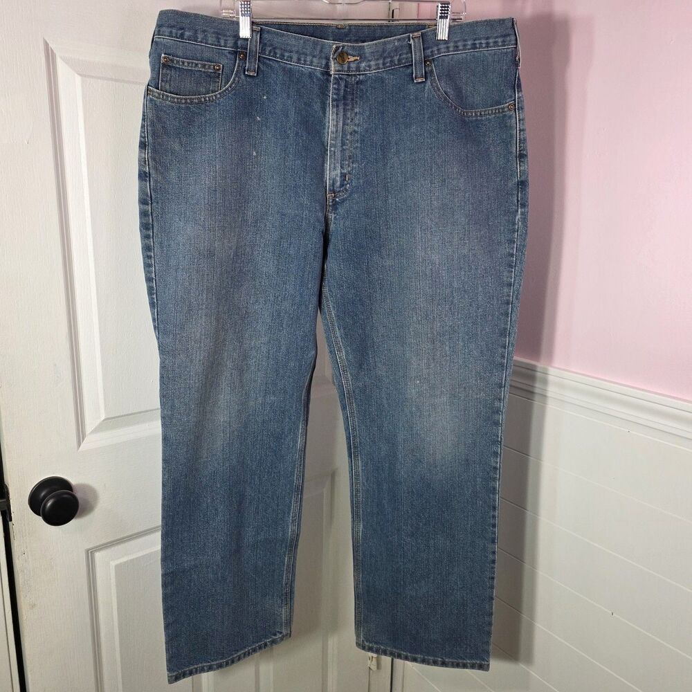 Carhartt Holter Relaxed Fit Jeans Men’s 42x30 Blue Denim 101483-980